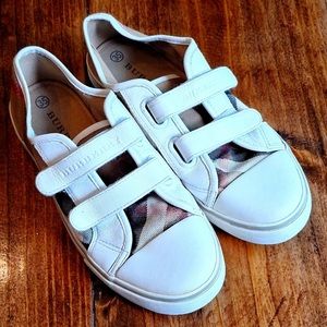 💥💥  Spring Break SALE ENDS 4/8💥💥Burberry Kids Classic Print Velcro Sneaker